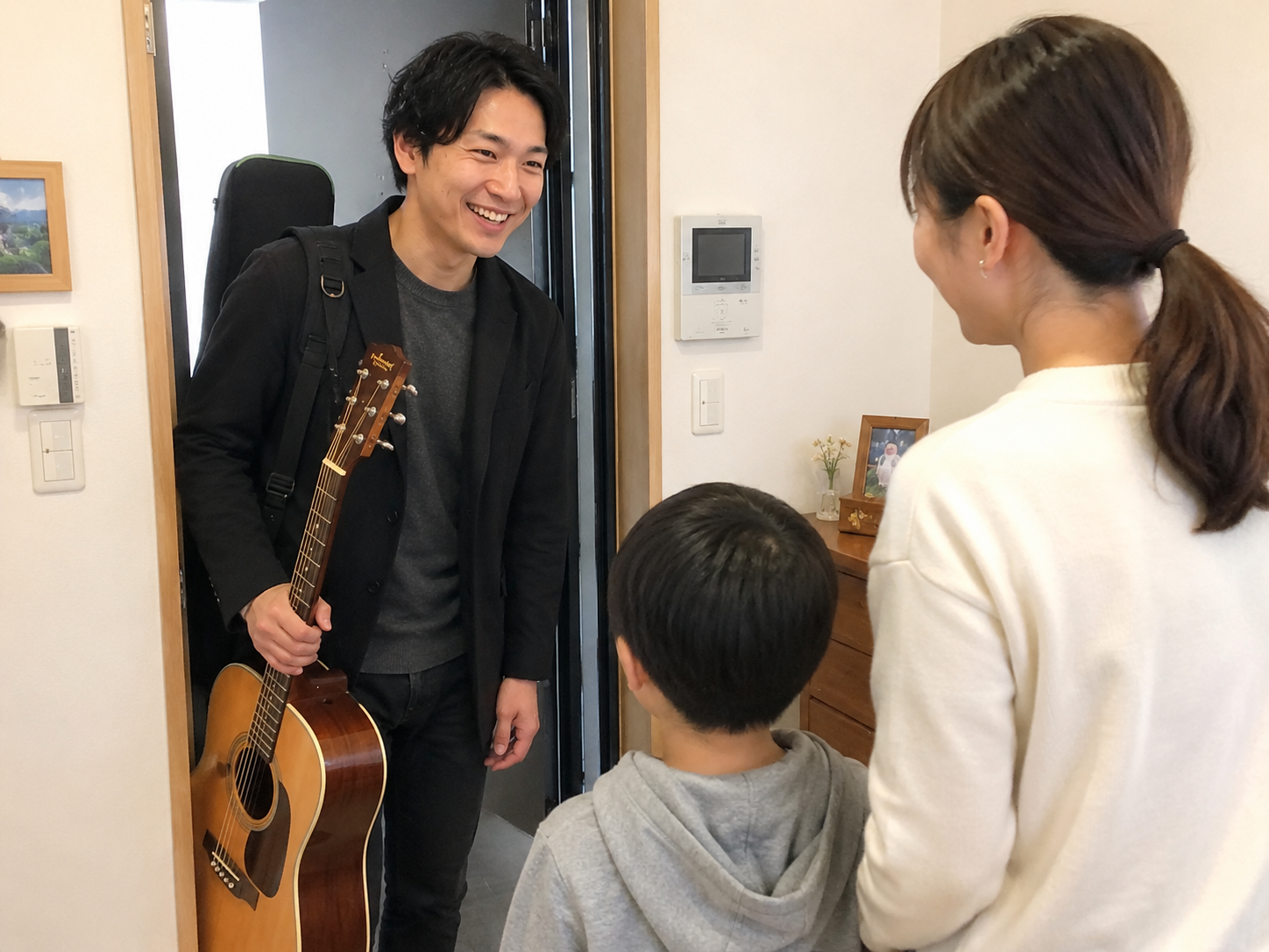 自宅やスタジオでレッスンする画像